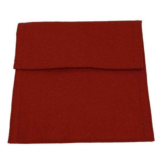 New Red Velvet Snap Button Gift Bag Jewelry Bag Packaging Bag Storage Pouch - Picture 4 of 11